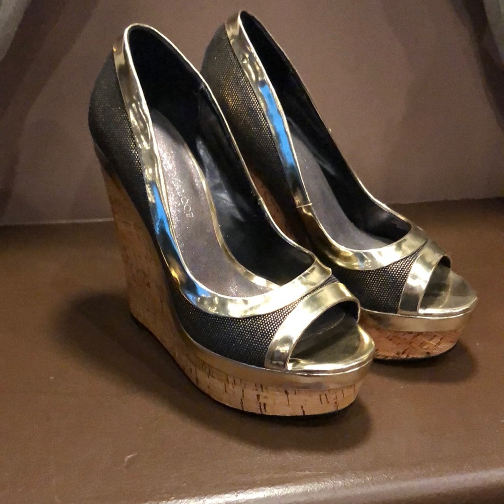 Adrienne Maloof wedge heels